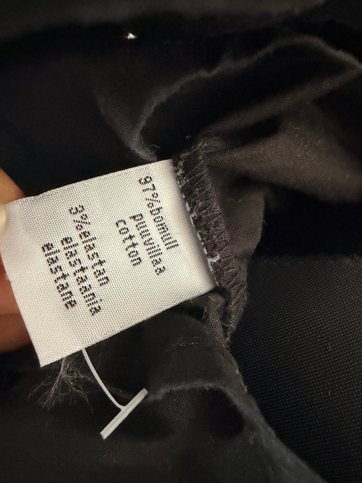Vintage black button-up shirt