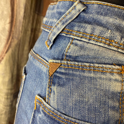 Jean mini skirt