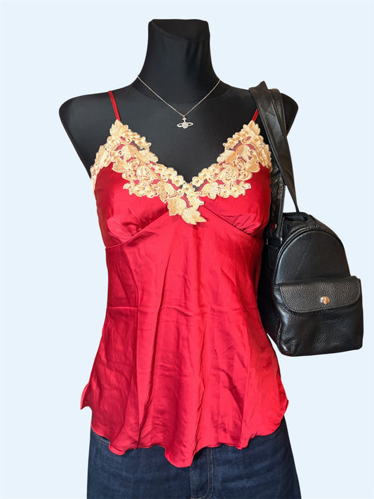 Red lingerie top