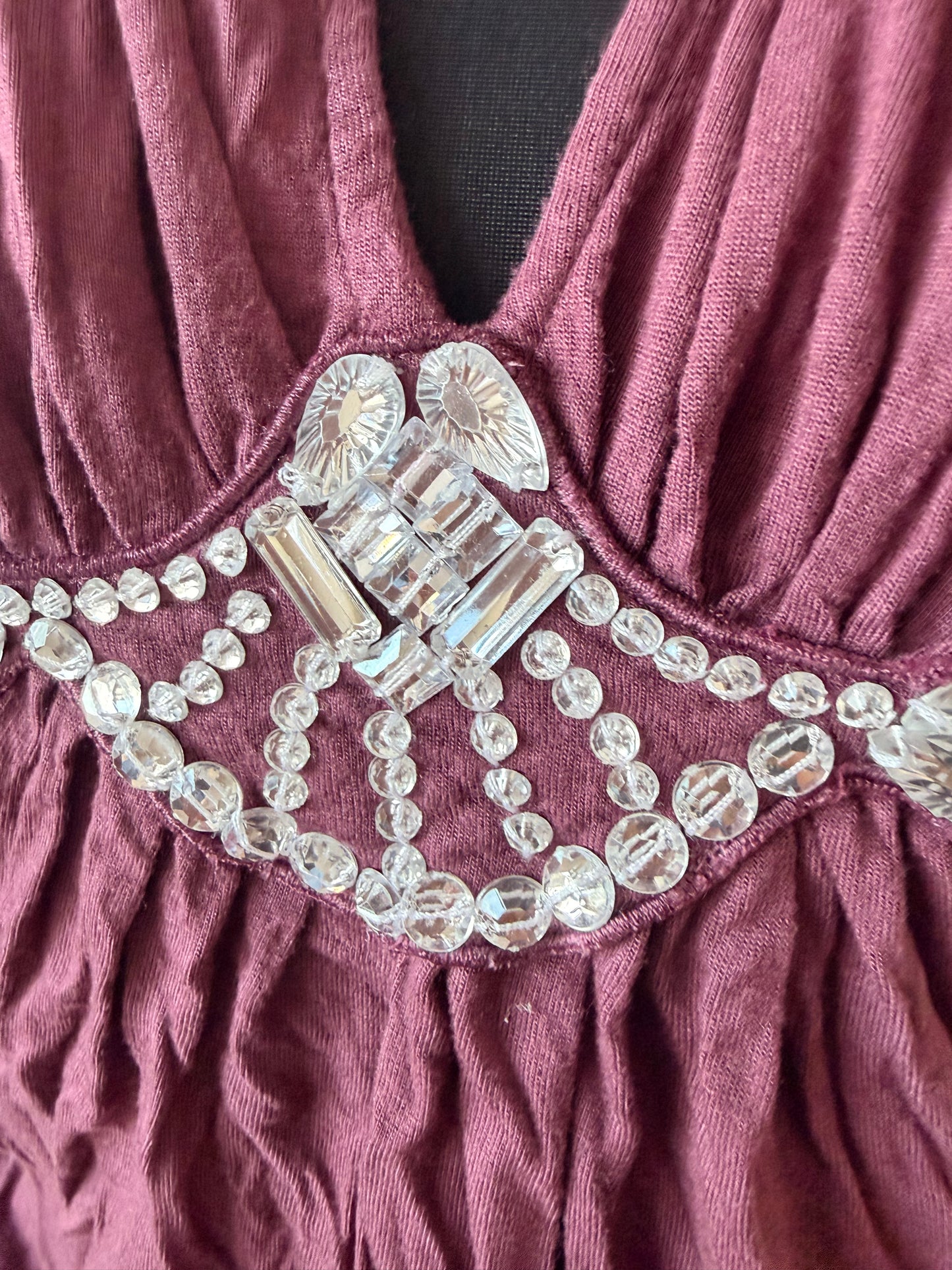 Vintage drape top
