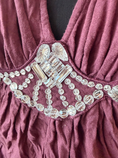 Vintage drape top