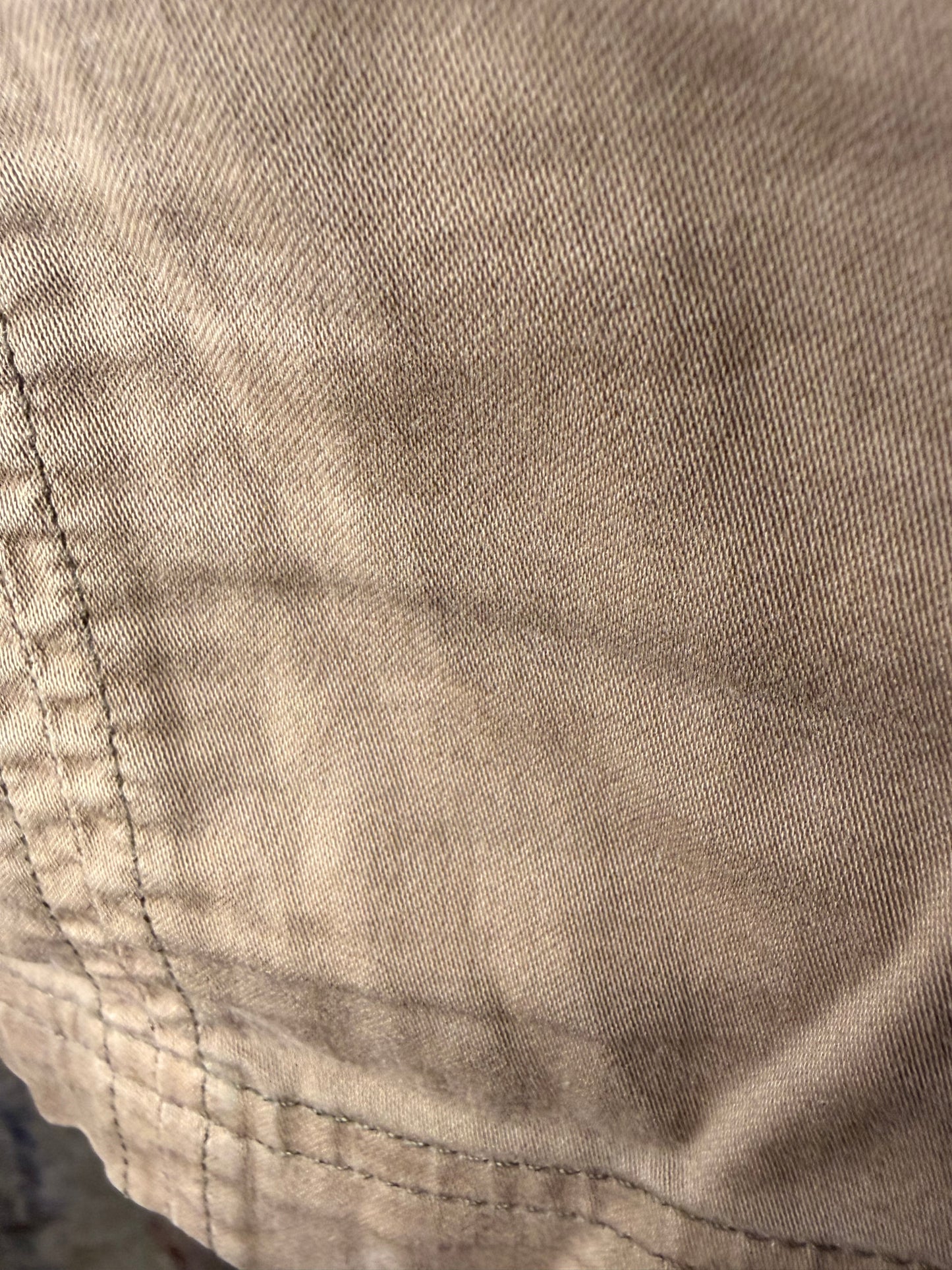 Vintage tan mini skirt