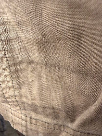 Vintage tan mini skirt