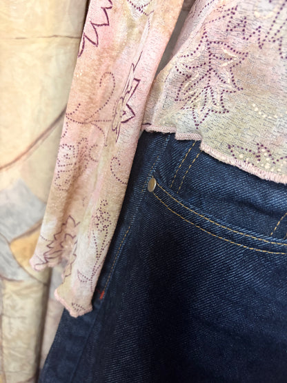 Vintage pastel patterned sweatshirt