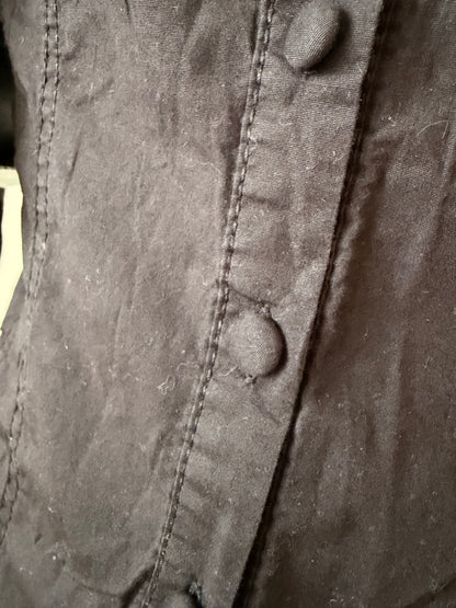 Vintage black button-up shirt