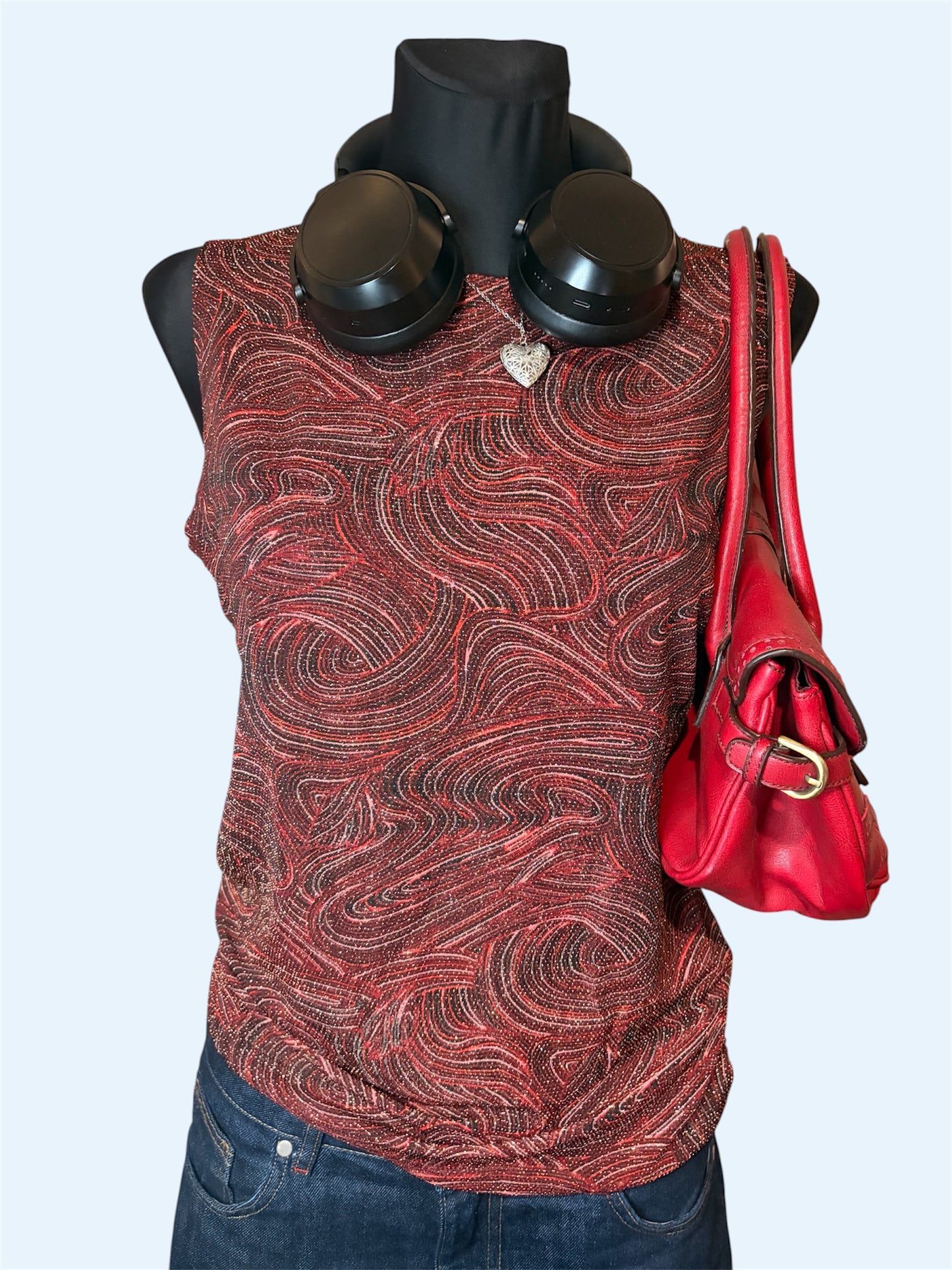 Sparkly tank blouse