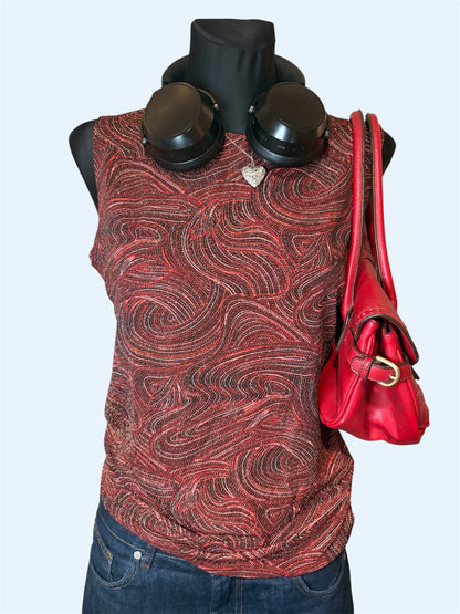 Sparkly tank blouse