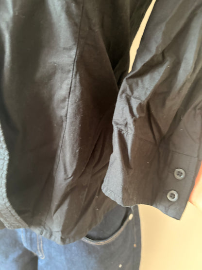 Vintage black button-up shirt
