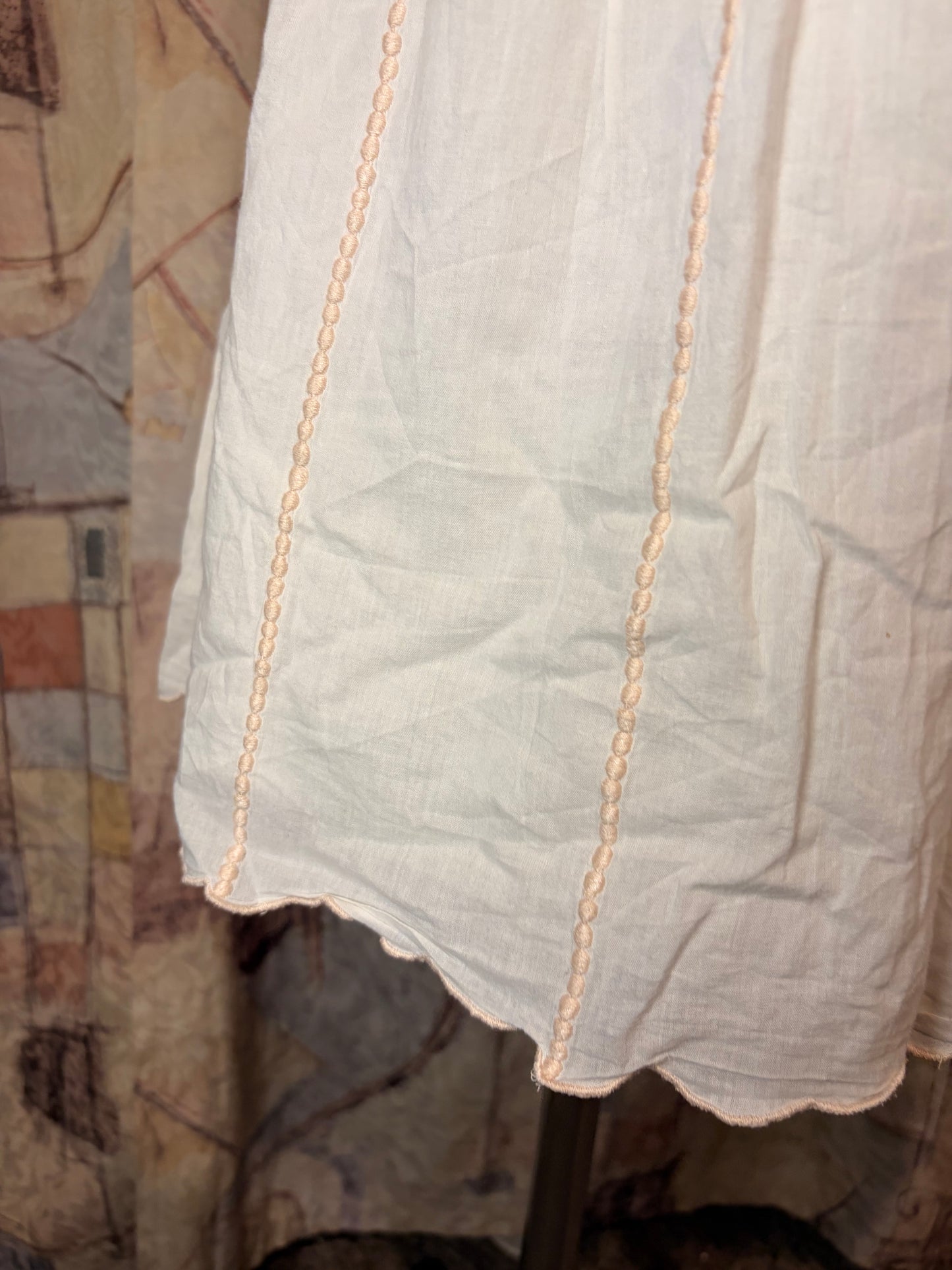 White vintage babydoll dress