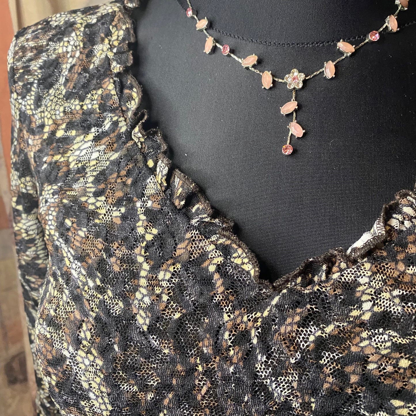 Leopard print top