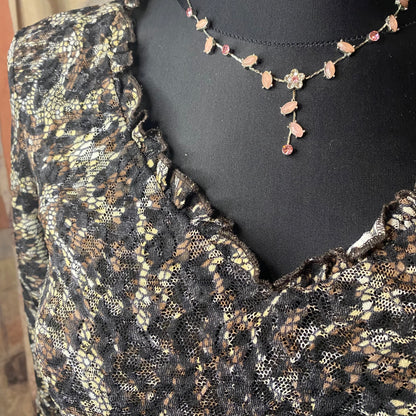 Leopard print top