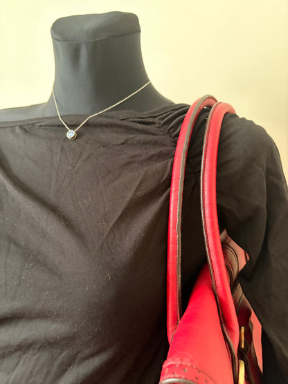 Black long-sleeve top
