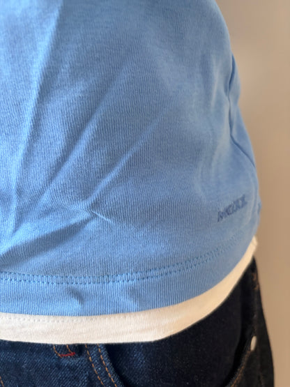 Vintage layered blue t-shirt