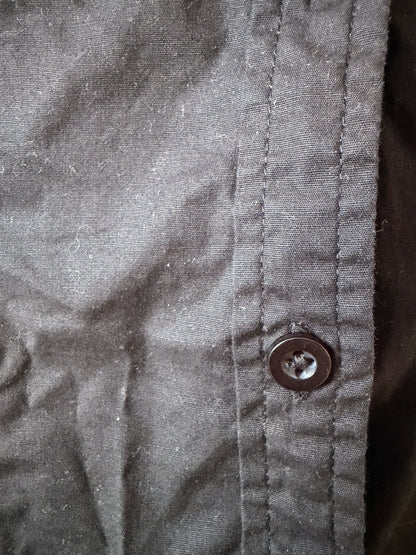 Vintage black button-up shirt