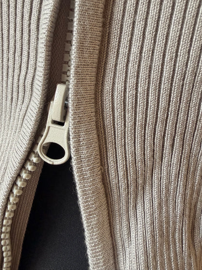 Light gray zip-up jacket