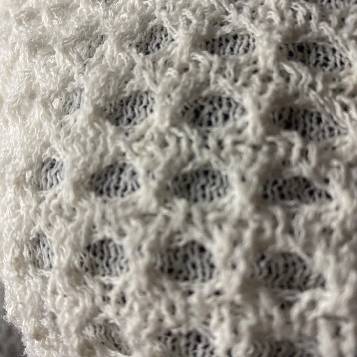 White knit top