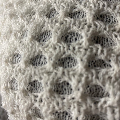 White knit top