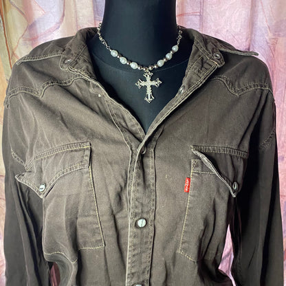 Brown vintage Levi’s denim jacket