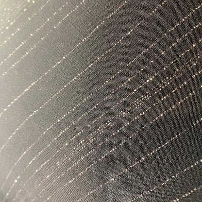 Off-shoulder black sparkly top