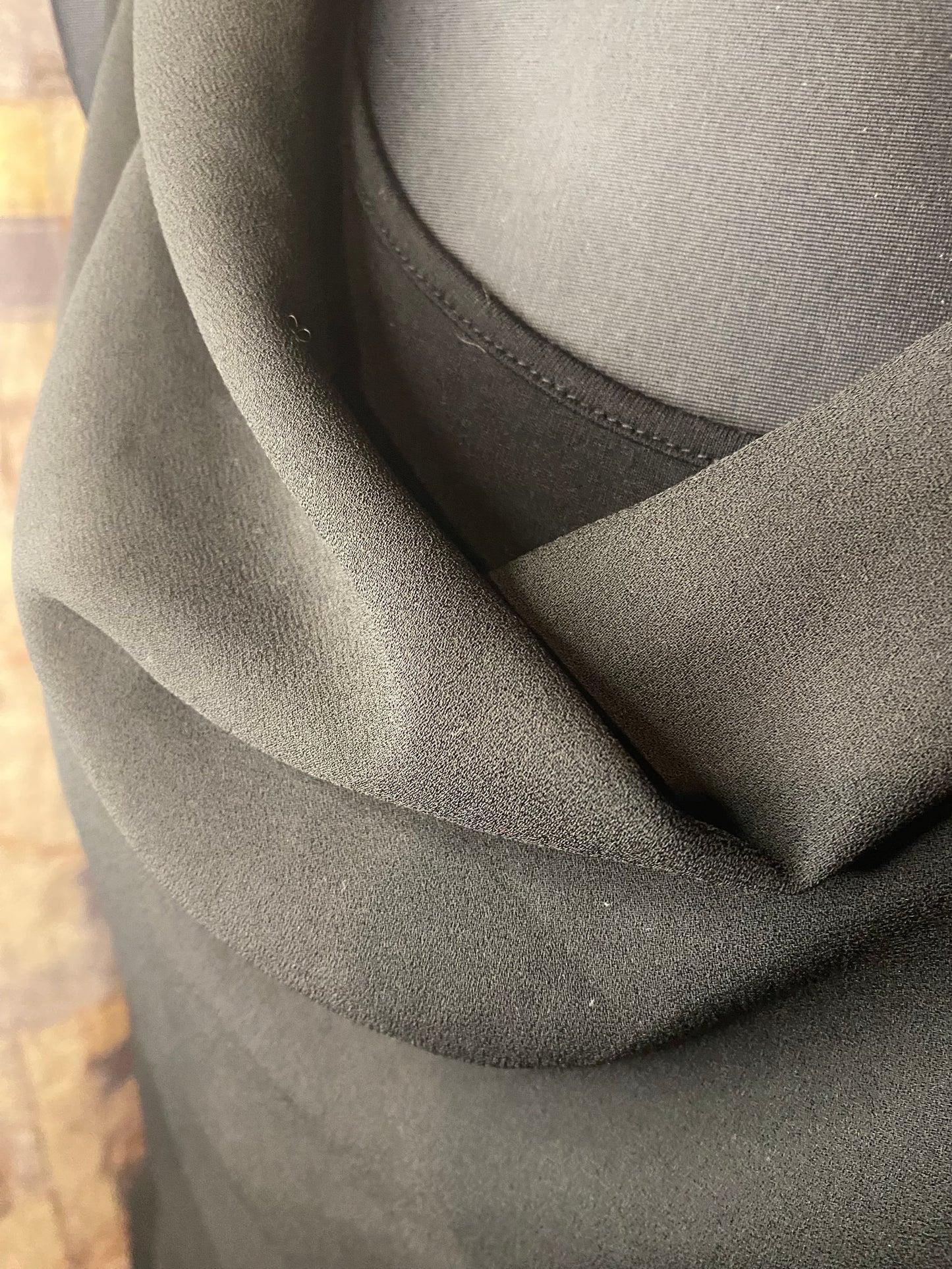 Black formal blouse