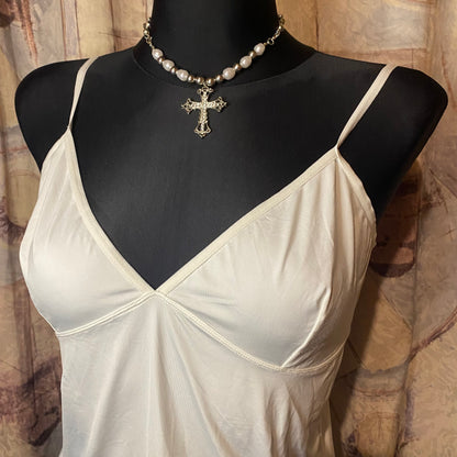 White lingerie top