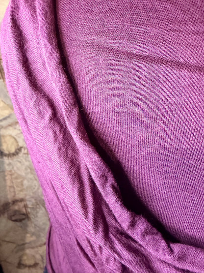 Vintage drape purple top combo
