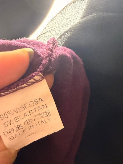 Vintage drape purple top combo