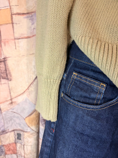 Light green knit sweater