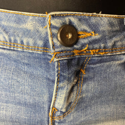 Jean mini skirt