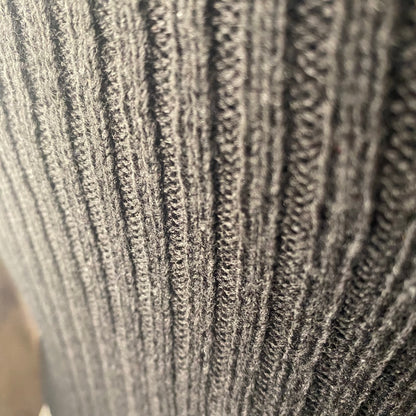 Black high-neck sweatshirt