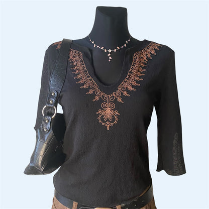 Black light blouse
