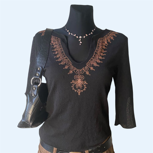 Black light blouse