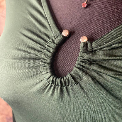Emerald long-sleeve top