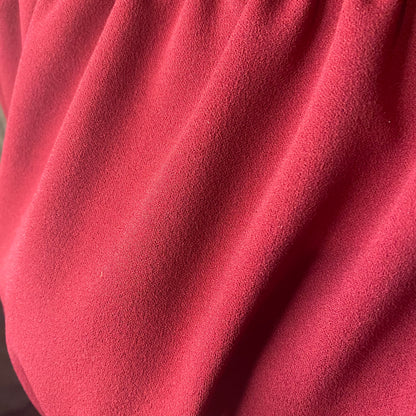 Burgundy off-shoulder top