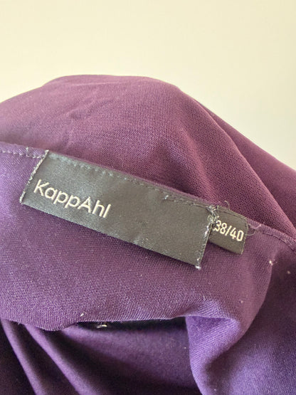 Purple top with mesh sleeves