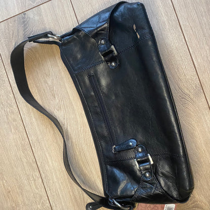Vintage genuine leather shoulder bag