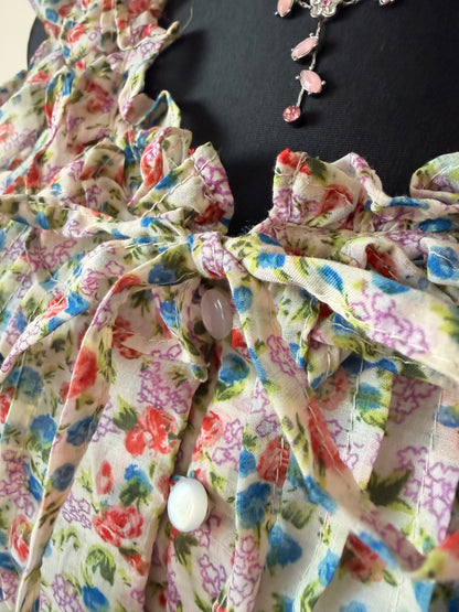 Vintage floral tank top