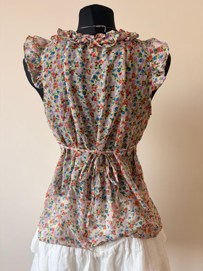 Vintage floral tank top