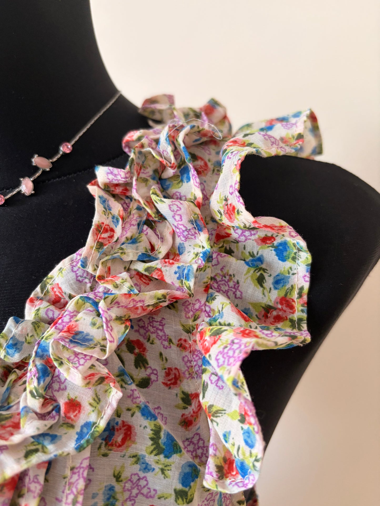 Vintage floral tank top
