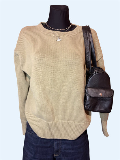 Light green knit sweater