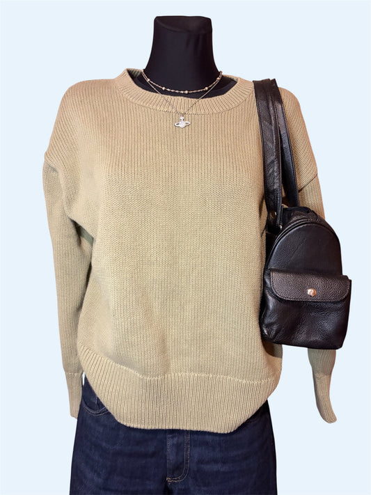 Light green knit sweater