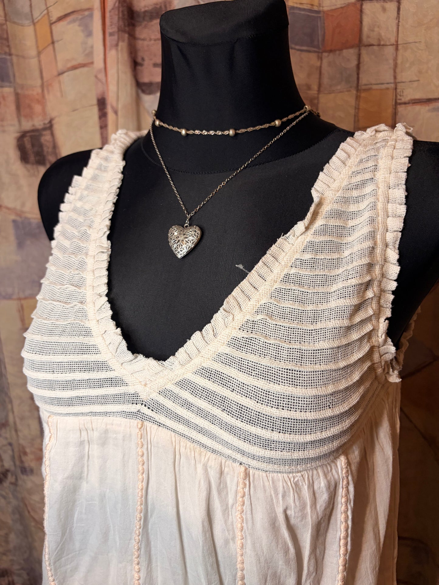 White vintage babydoll dress