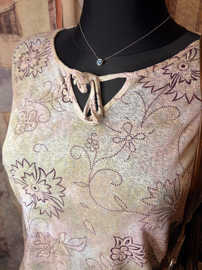 Vintage pastel patterned sweatshirt