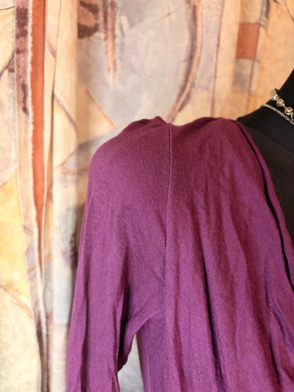 Vintage drape purple top combo