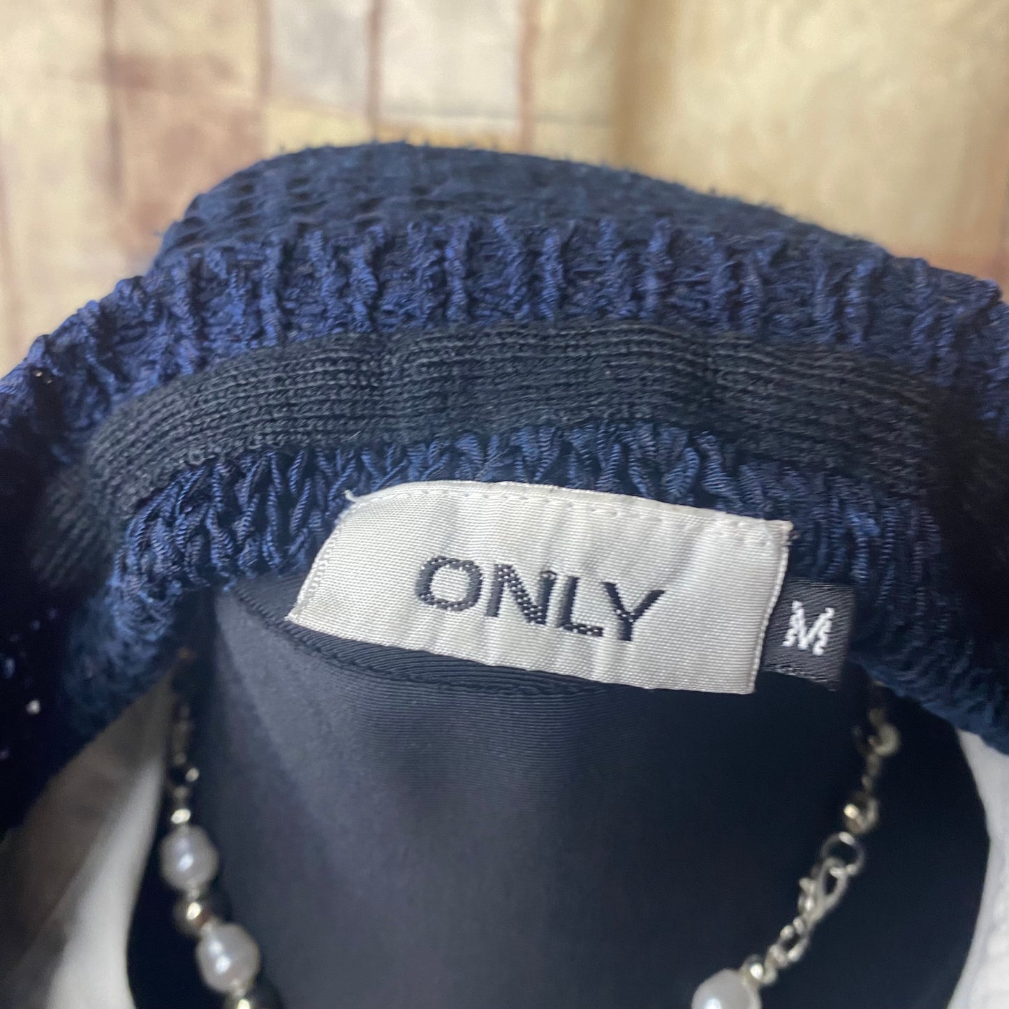 Navy knit sweater
