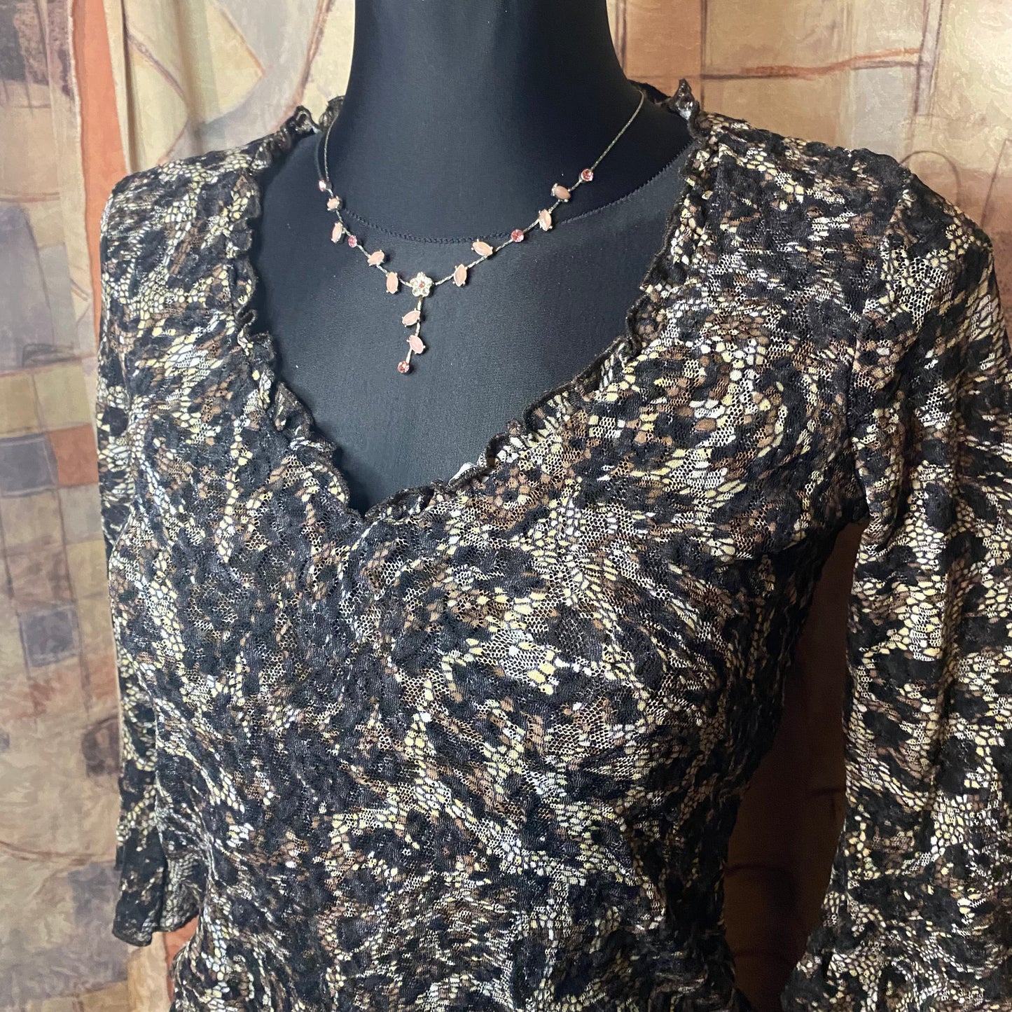 Leopard print top