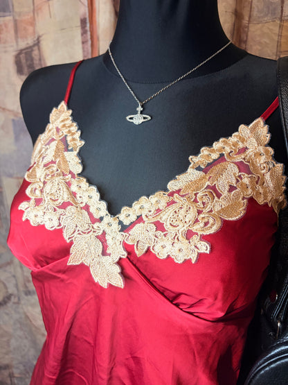 Red lingerie top