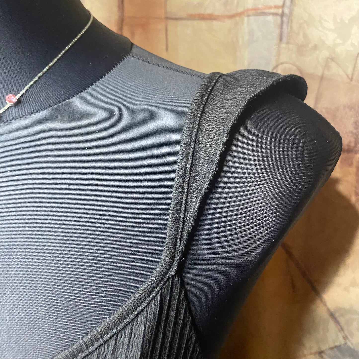 Black babydoll top