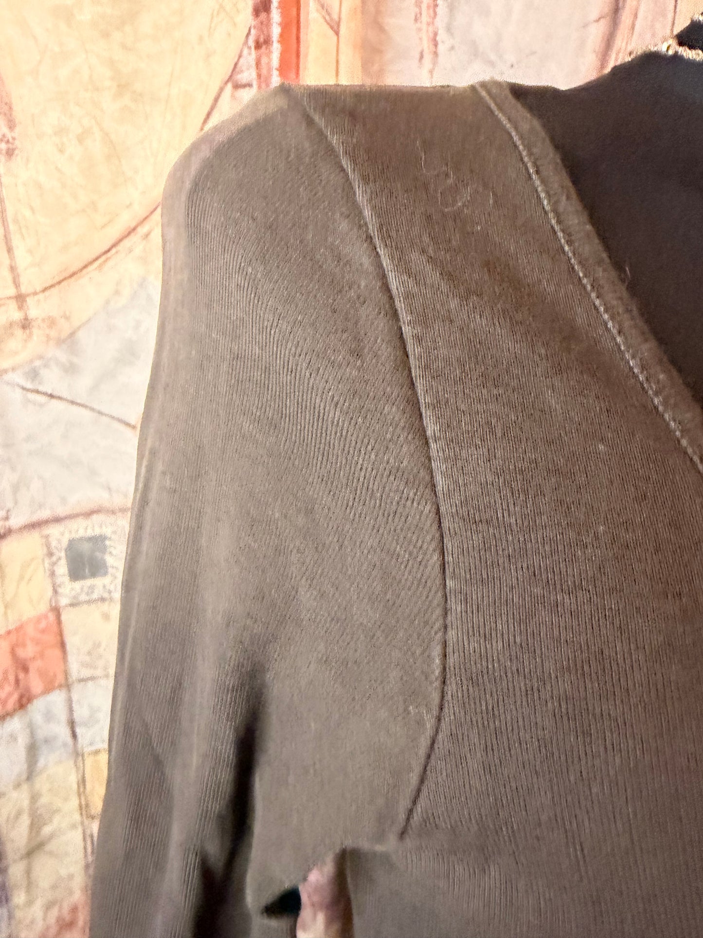 Vintage Tom Tailor brown sweatshirt with lace details
