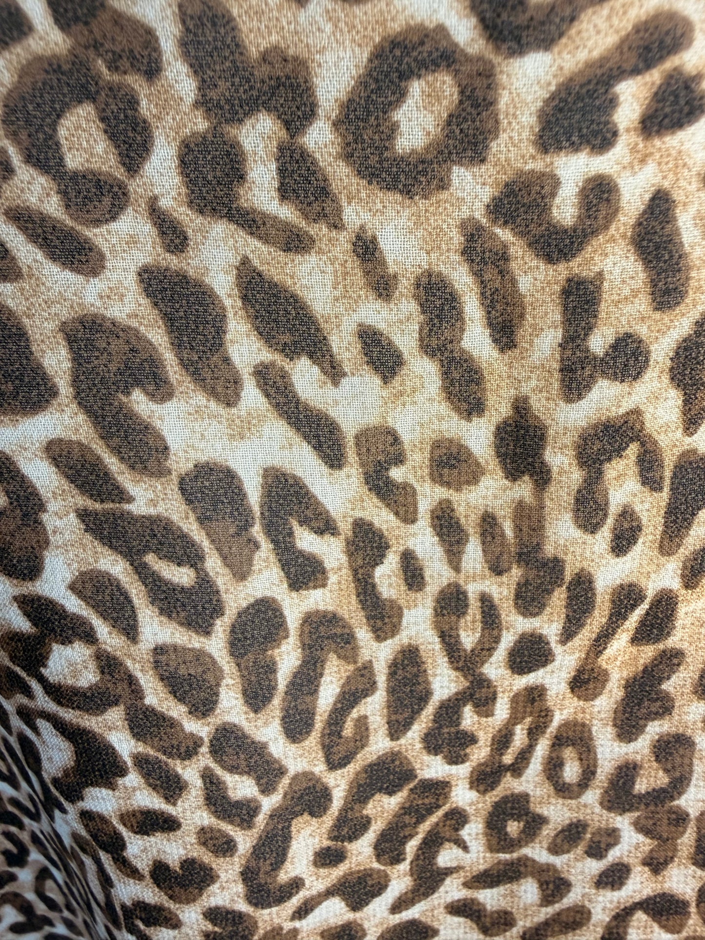 Vintage 90s Style Leopard Print Slip Dress - Asymmetrical Flounce Hem Party Mini